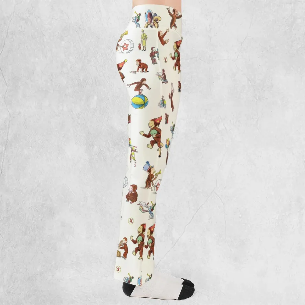 Riotsociety Curious George Flare Leggings - 2