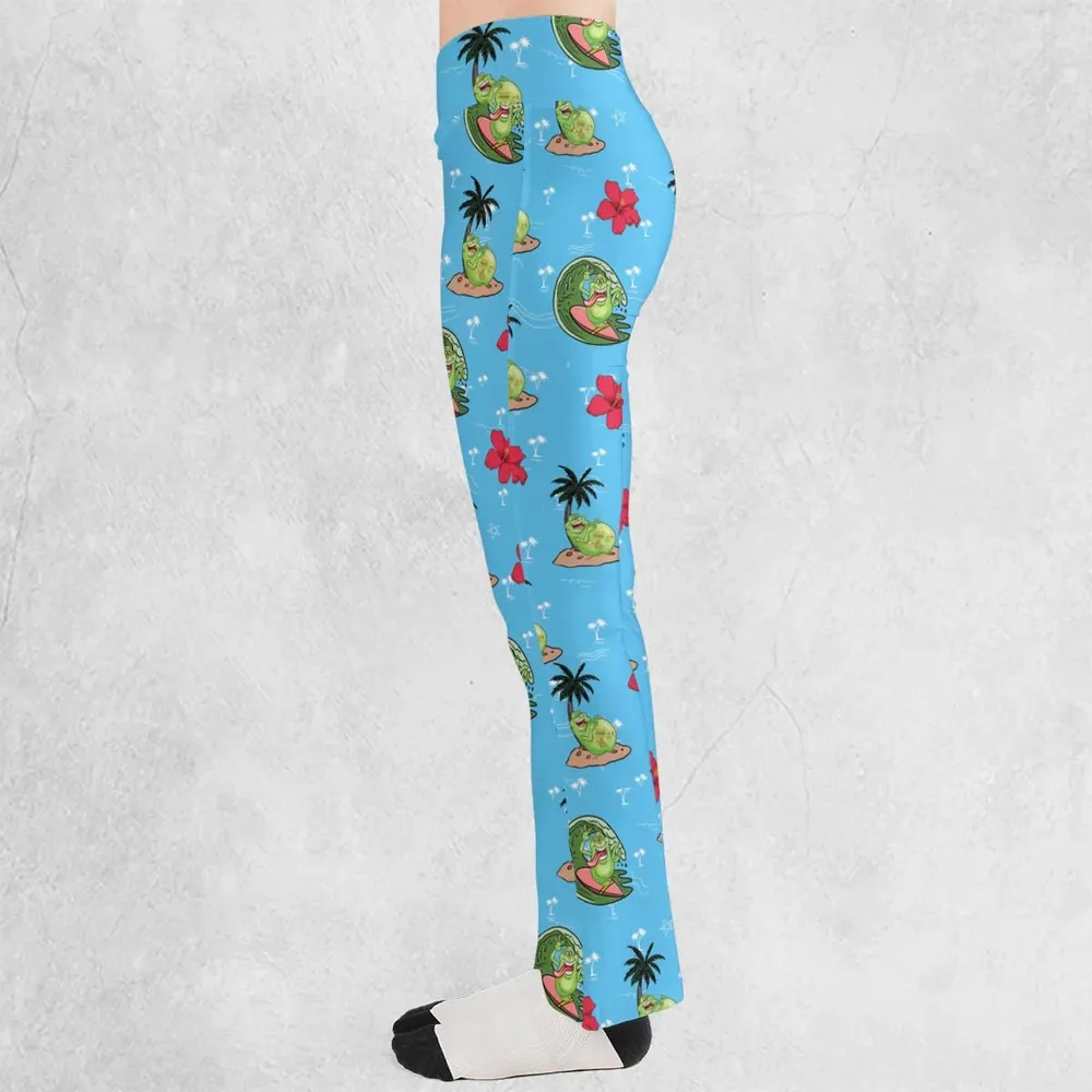 Ghostbusters Slimer Summer Vibes Flare Leggings - 3