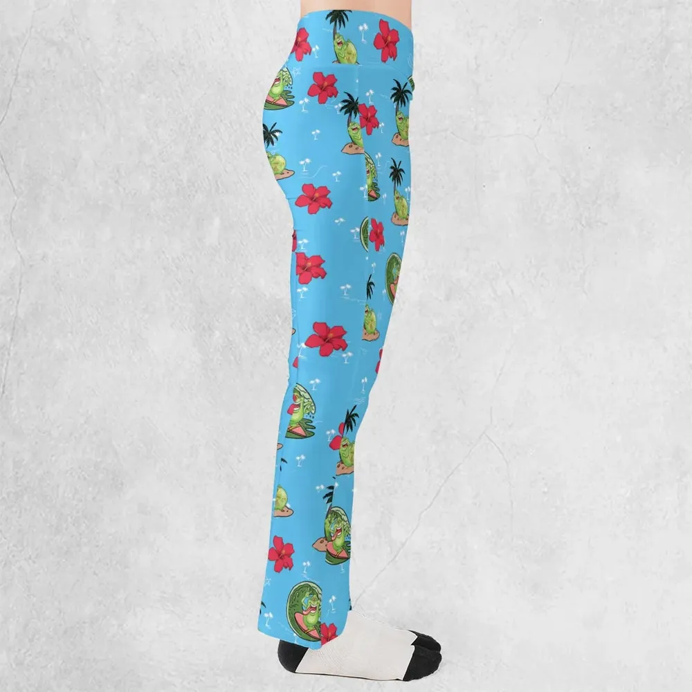 Ghostbusters Slimer Summer Vibes Flare Leggings - 2