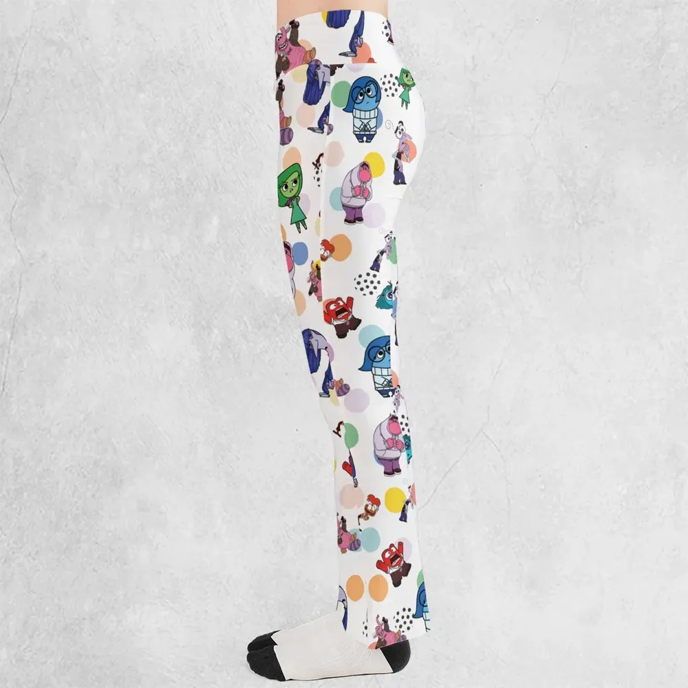 Emotion Characters Inside Out Flare Leggings - 3