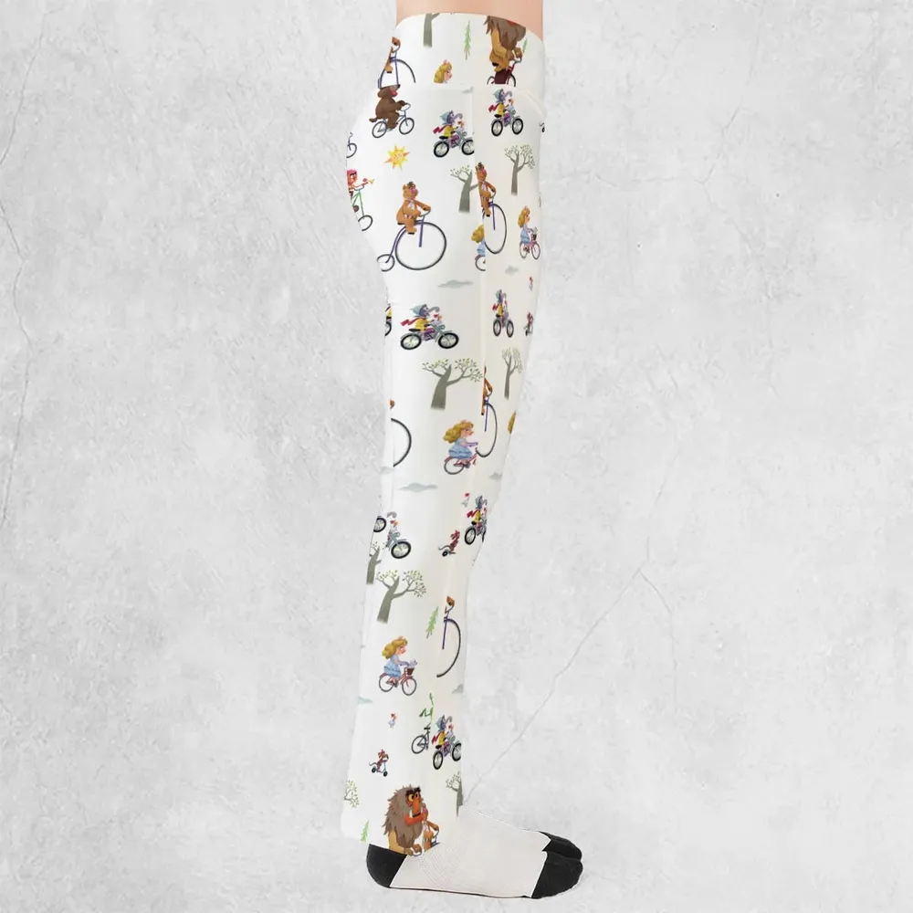 The Muppet Movie Bike Scene Flare Leggings - 2