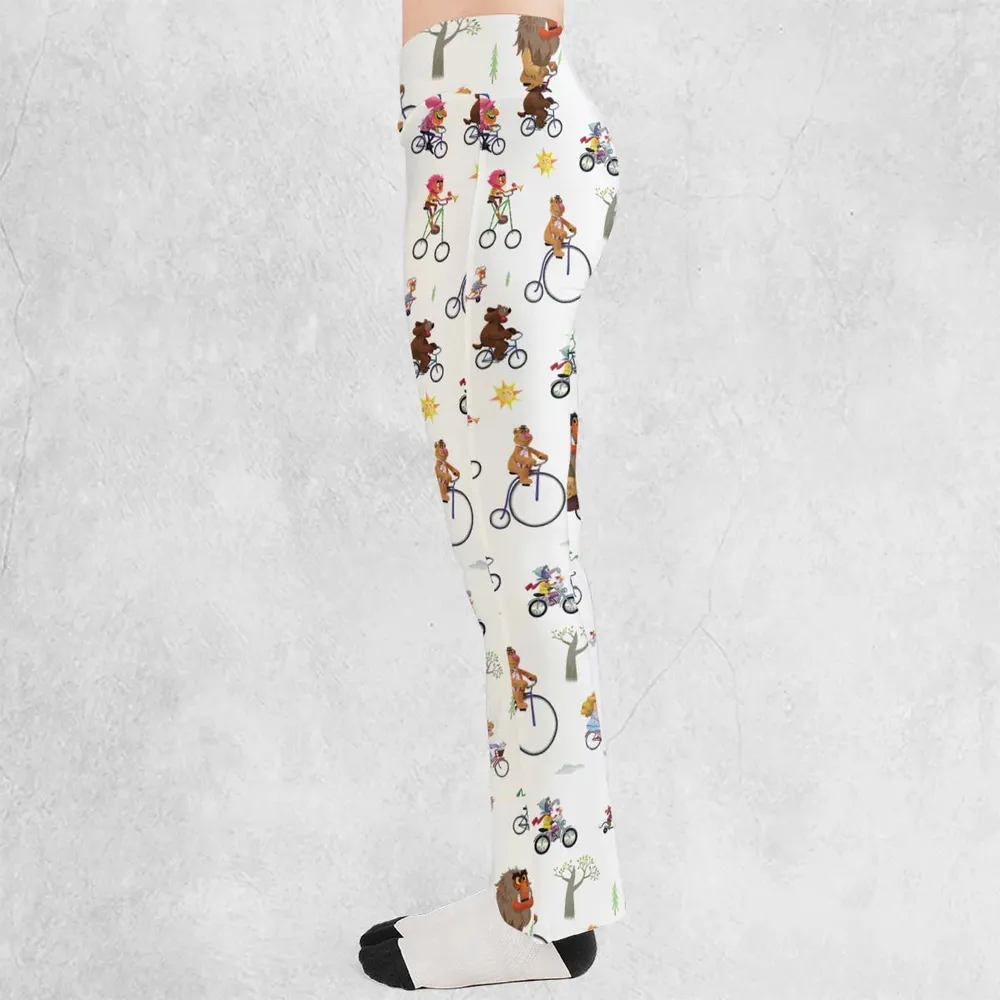 The Muppet Movie Bike Scene Flare Leggings - 3