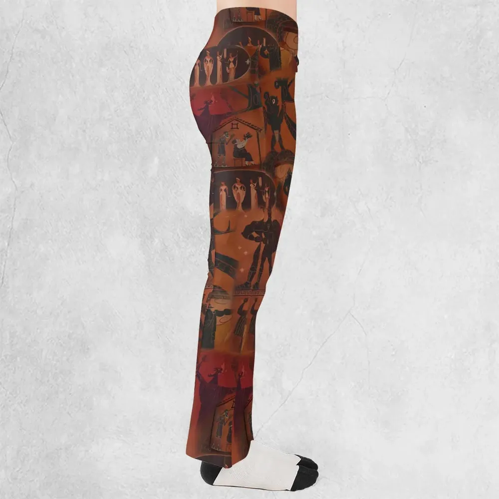 Ancient Hero Hercules 1997 Seamless Flare Leggings - 2