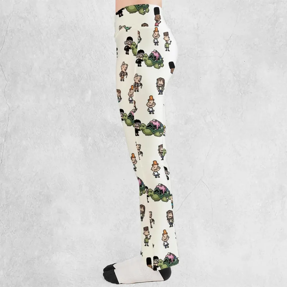 Hey Arnold Characters Flare Leggings - 3