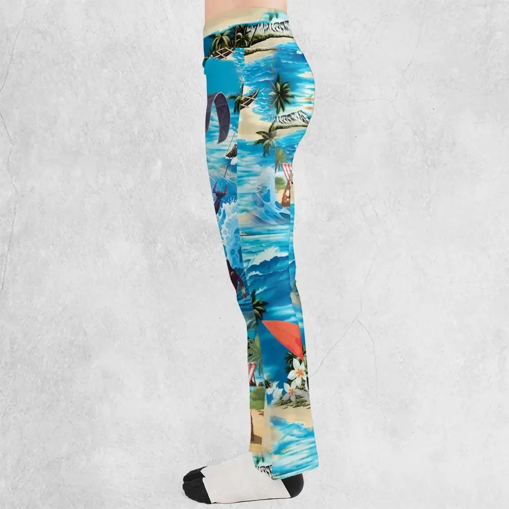 Darth Vader Surfing Flare Leggings - 3