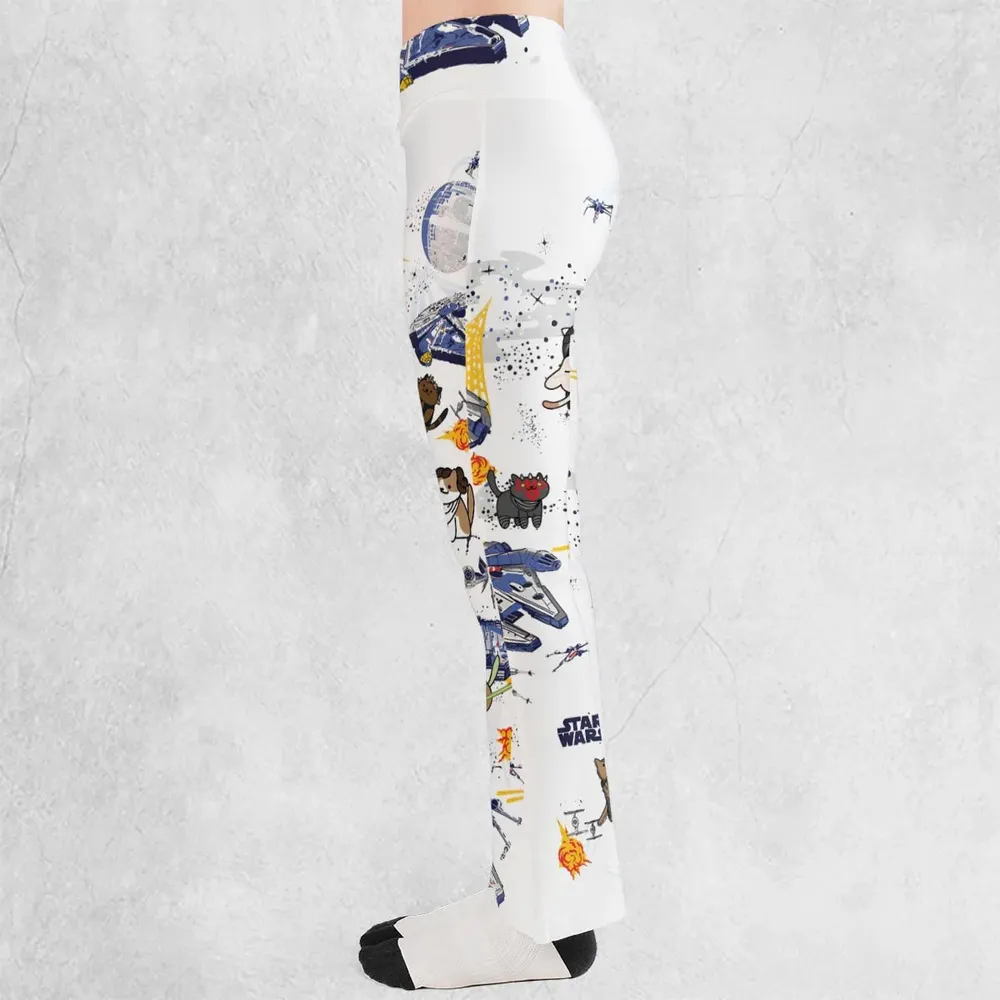 Star Wars Cats Flare Leggings - 3