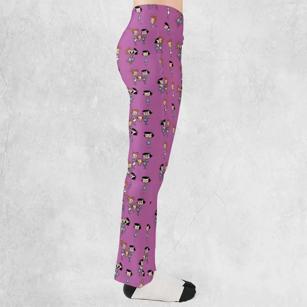 Wilma and Betty The Flintstones Flare Leggings - 2
