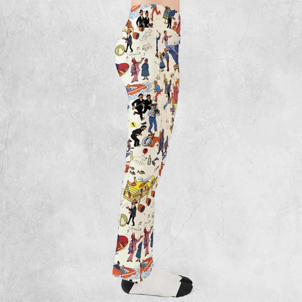 Tintin Adventure Kuifje Flare Leggings - 2