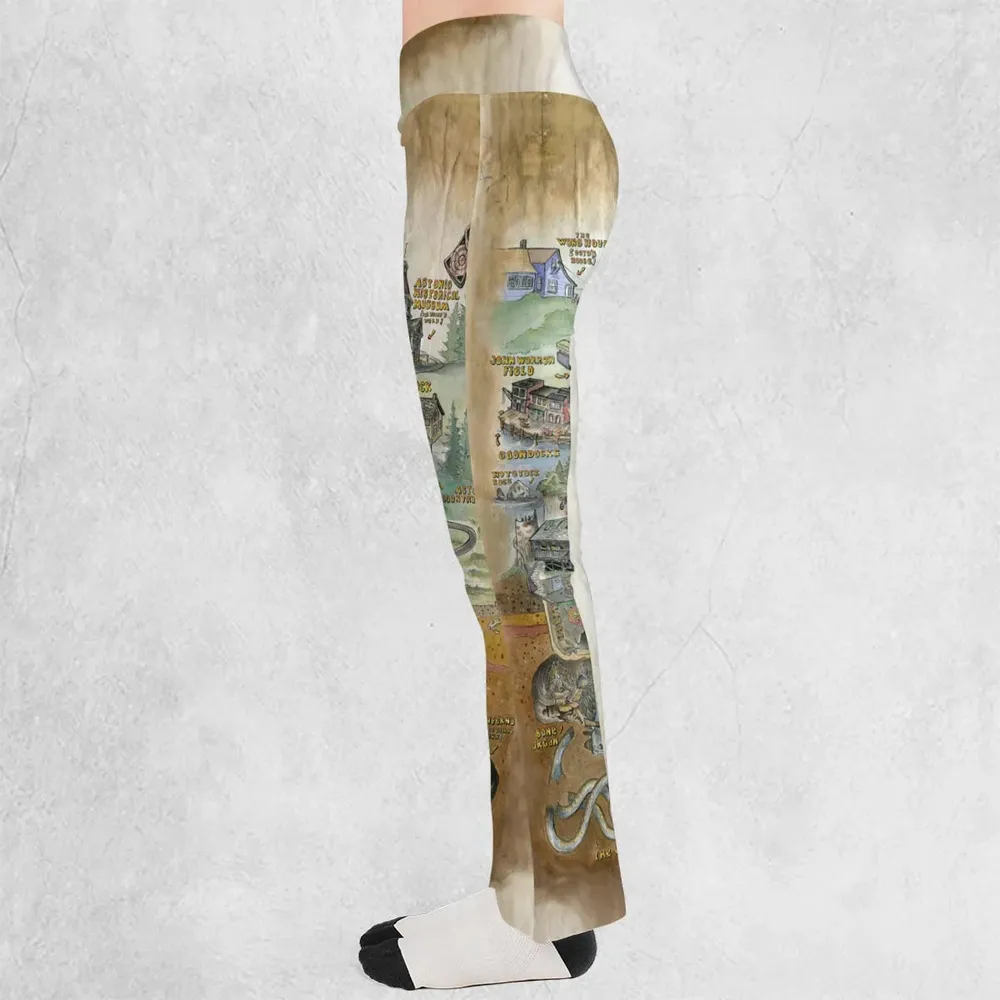 The Goonies Adventure Map Flare Leggings - 3