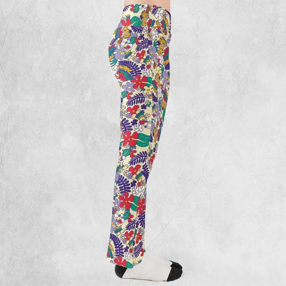 Aloha Garfield And Odie Flare Leggings - 2