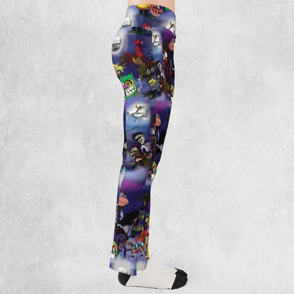 Fearless Courage the Cowardly Dog Flare Leggings - 2