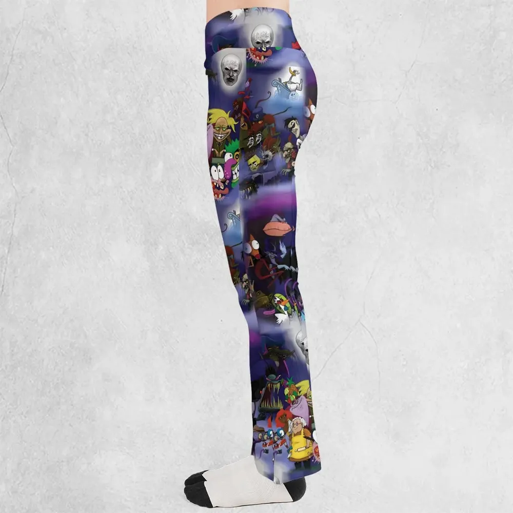 Fearless Courage the Cowardly Dog Flare Leggings - 3