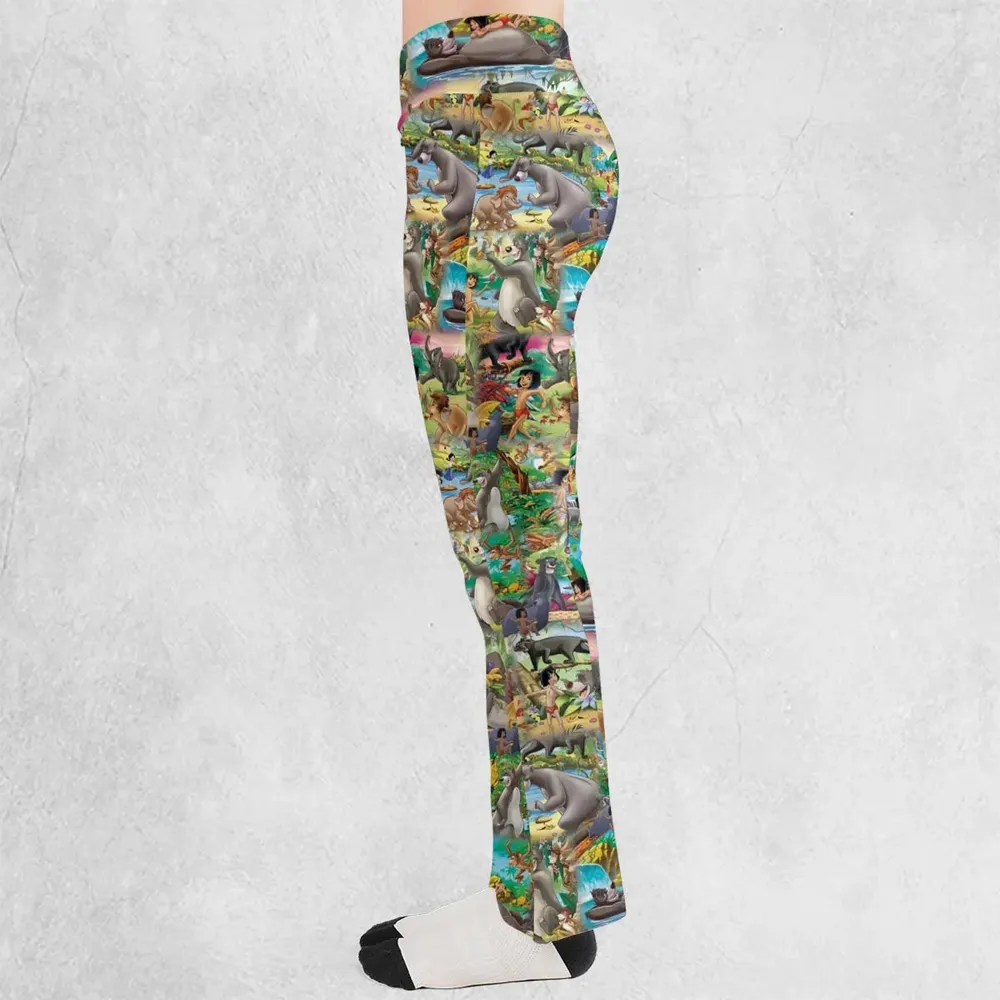 The Jungle Book Rudyard Kipling Seamless Flare Leggings - 3