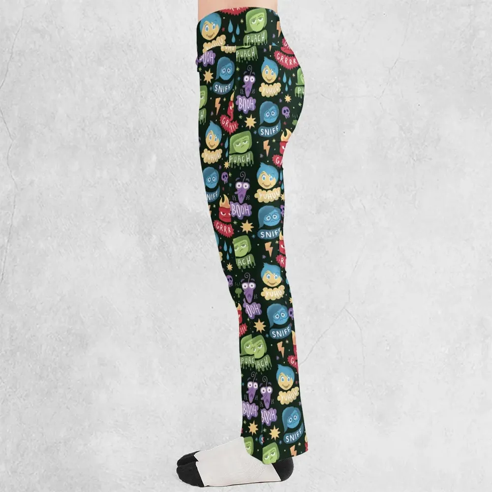 Colourful Mind Inside Out Flare Leggings - 3