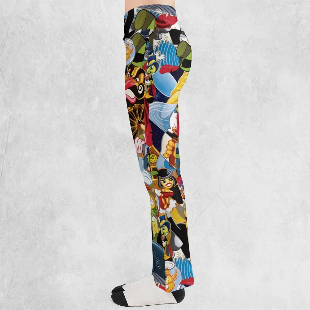 Pinocchio Seamless Flare Leggings - 3