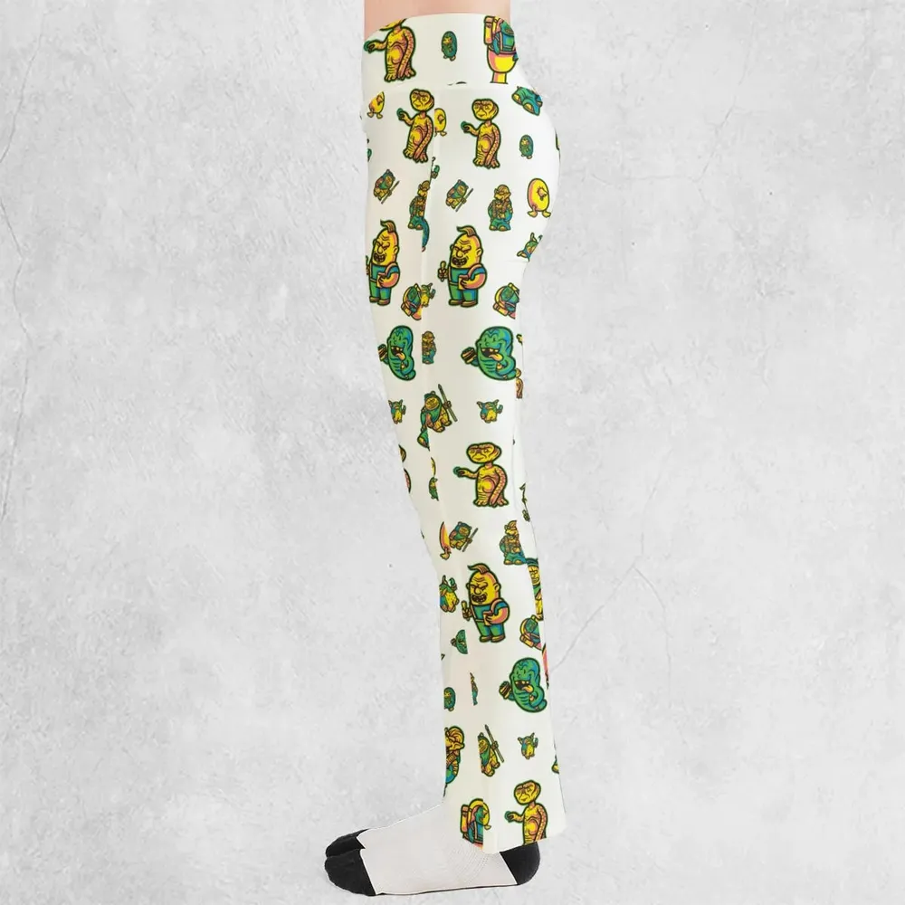 80s But Goodies Flare Leggings - 3