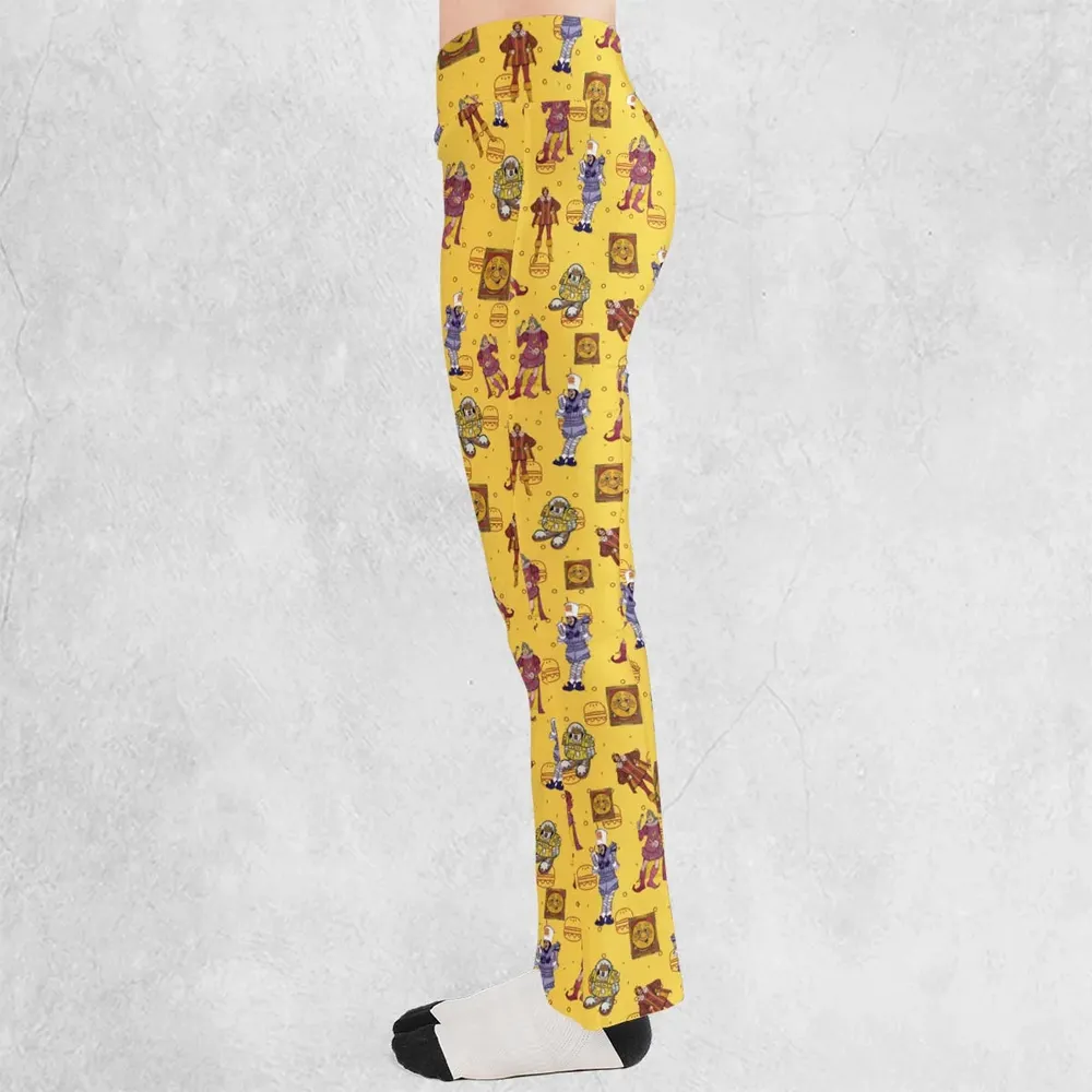 Vintage Burger King Commercial 1980 Flare Leggings - 3