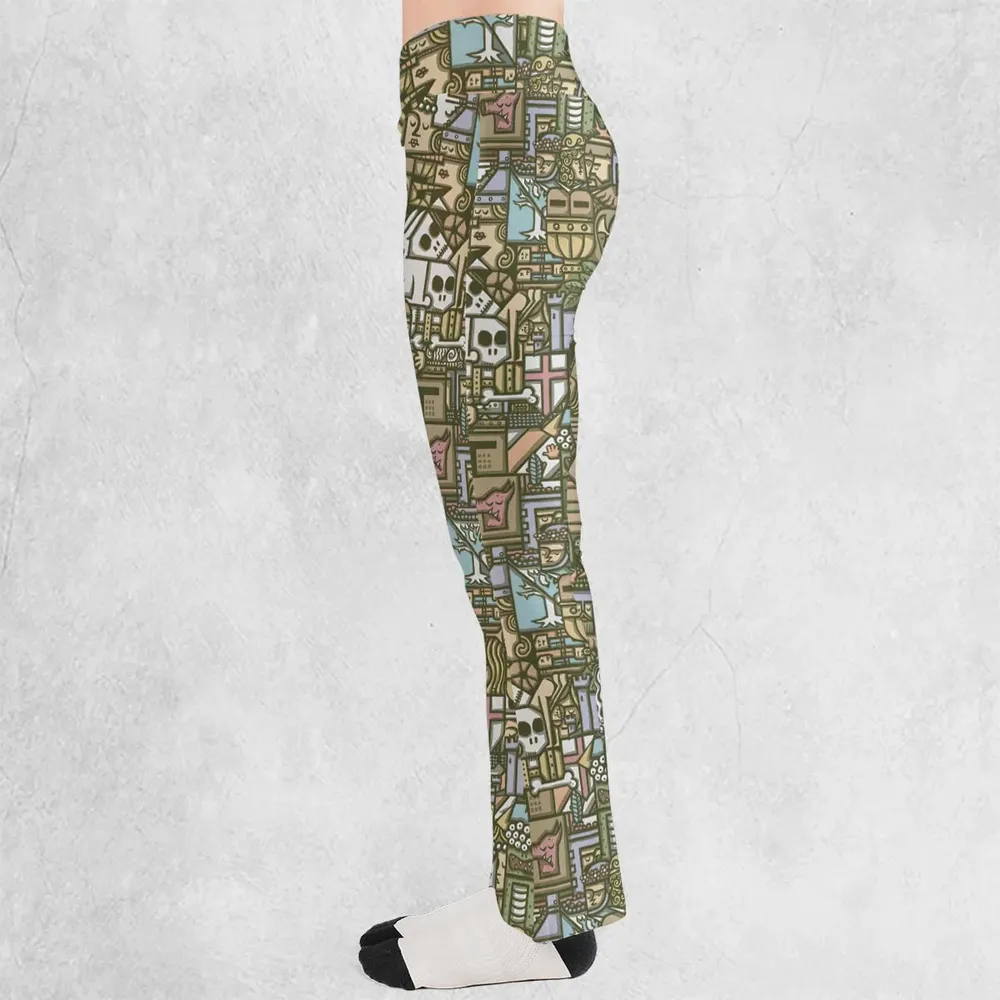 The Whole Grail Monty Python Flare Leggings - 3