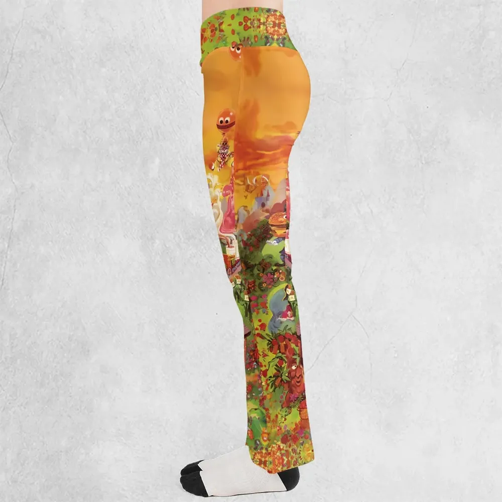Wonder Foodland The Siege Of Mcdonaldland Flare Leggings - 3