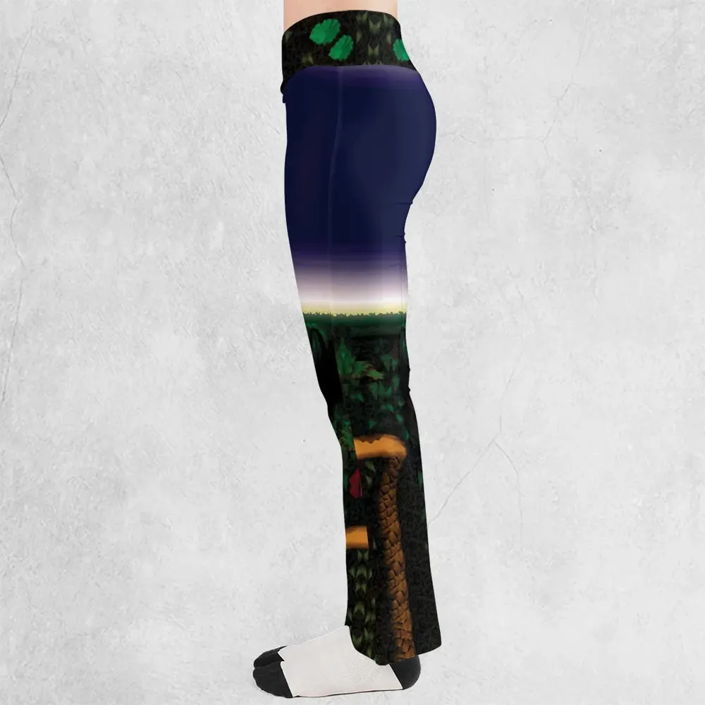 Barrel Cannon DonKey Kong Flare Leggings - 3