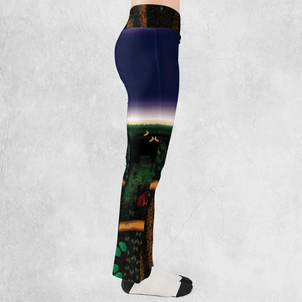 Barrel Cannon DonKey Kong Flare Leggings - 2