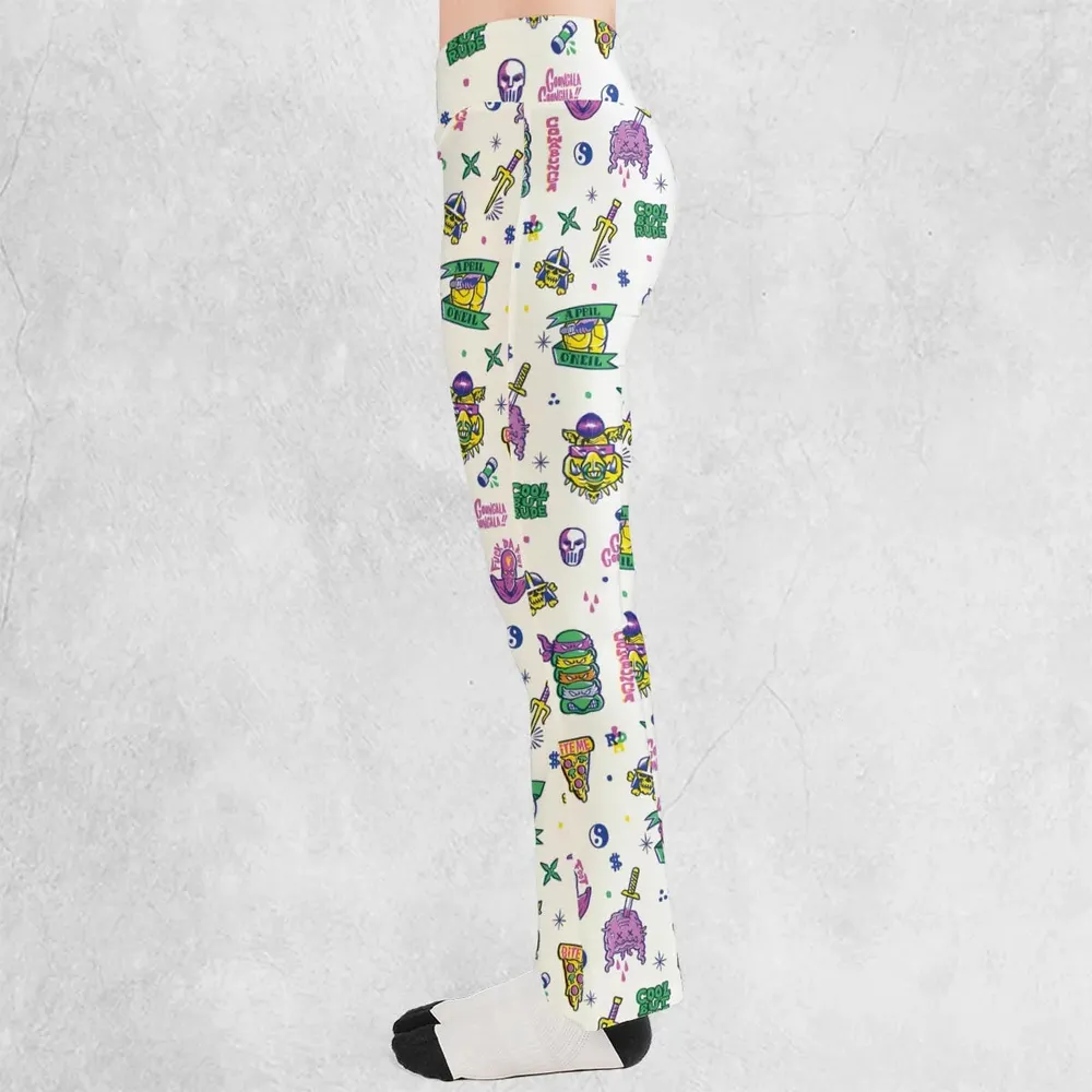 Shell Shock Teenage Mutant Ninja Turtles Flare Leggings - 3