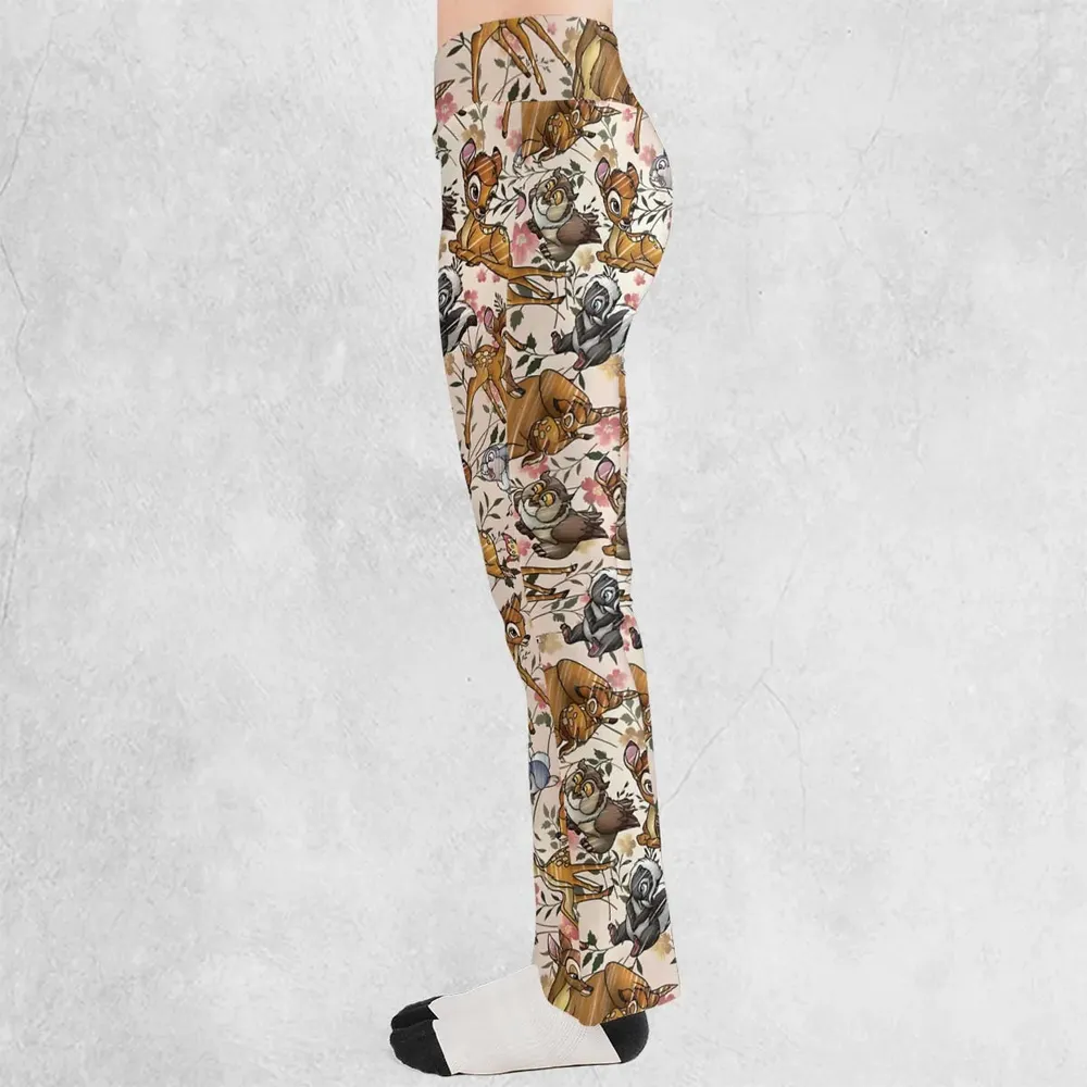 Little Wild Bambi Flare Leggings - 3