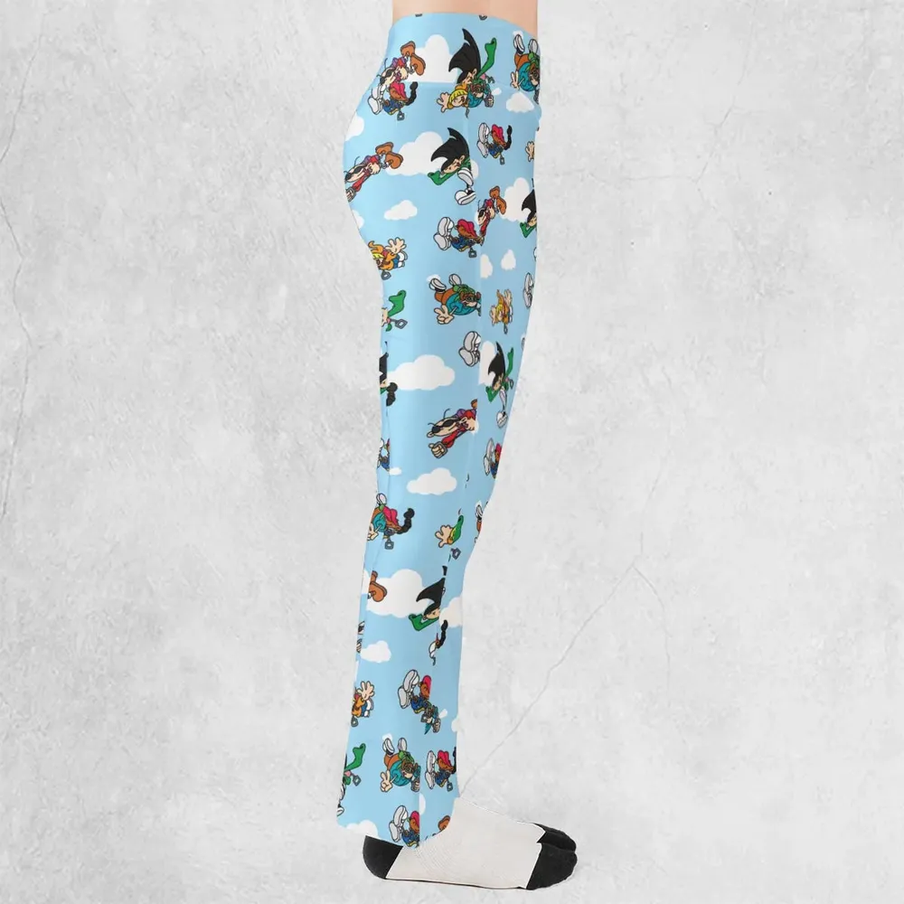 Codename Kid Next Door Characters Flare Leggings - 2