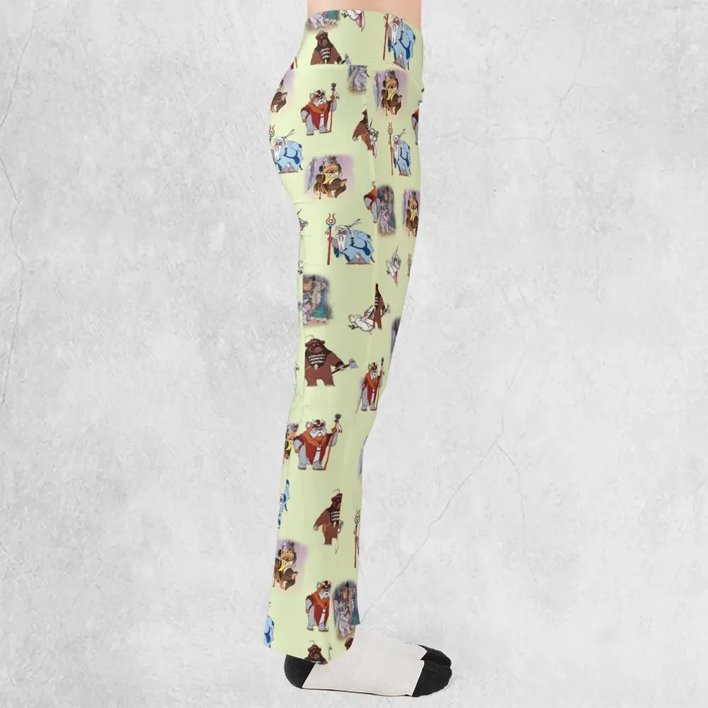 Ewoks Characters Star Wars Flare Leggings - 2