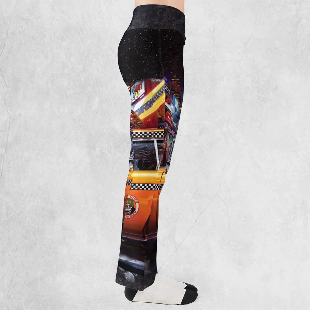 Movies Mashup Flare Leggings - 2