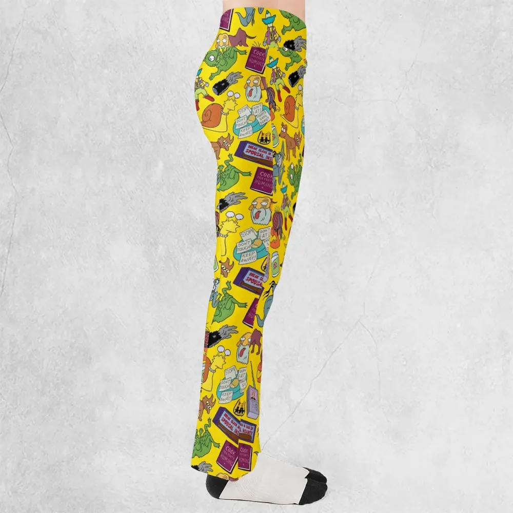 Treehouse of Horror The Simpson Flare Leggings - 2