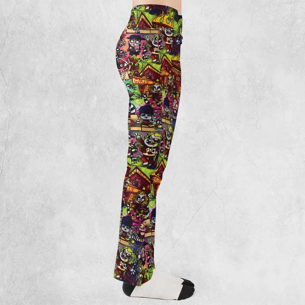 Spooky Chic Beetlejuice Flare Leggings - 2