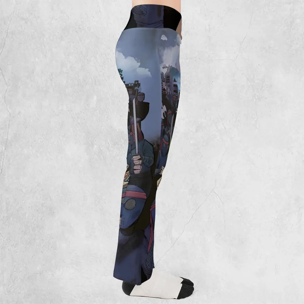 Turtles vs Ninja Teenage Mutant Ninja Turtles Flare Leggings - 2
