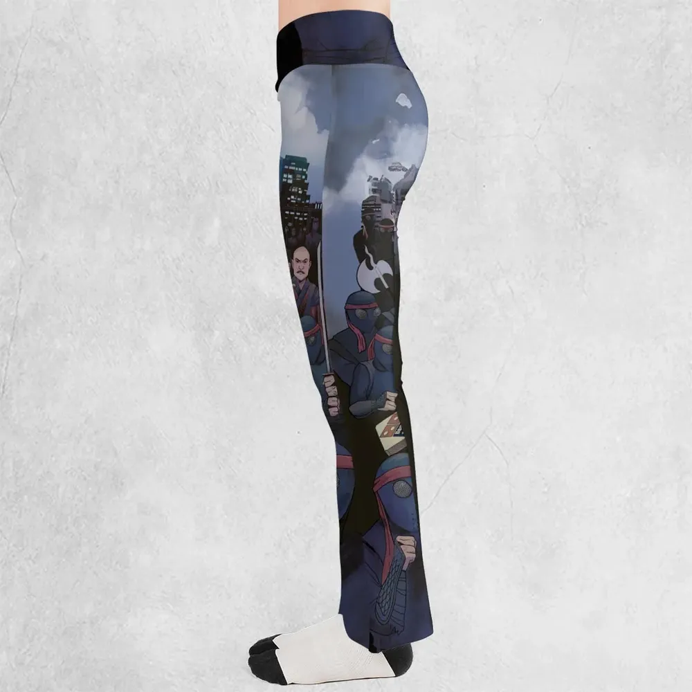 Turtles vs Ninja Teenage Mutant Ninja Turtles Flare Leggings - 3
