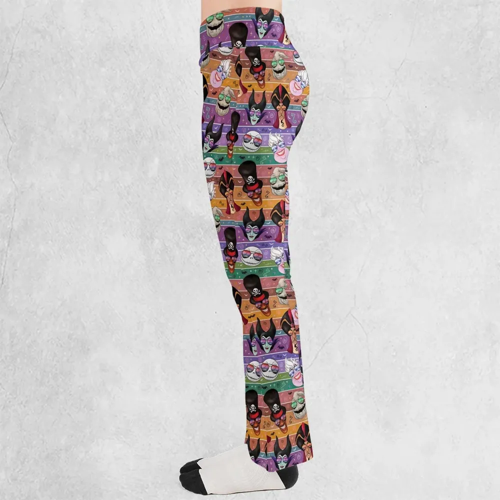 Chillin' like a Villain Summer Vibes Flare Leggings - 3