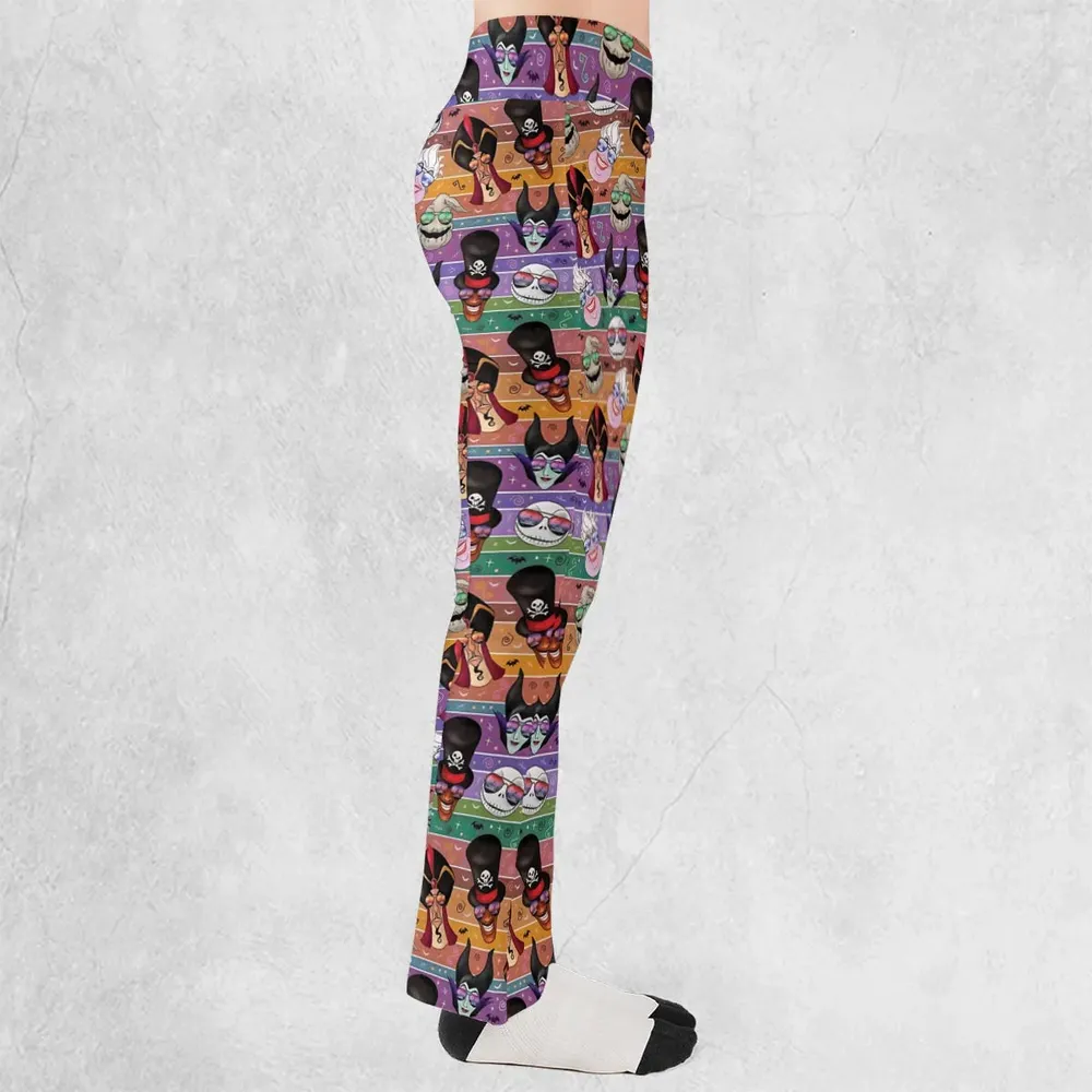 Chillin' like a Villain Summer Vibes Flare Leggings - 2