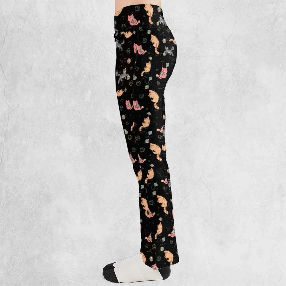 Dice Cat DnD Flare Leggings - 3