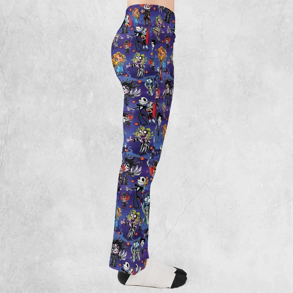 Tim Burton Movies Flare Leggings - 2