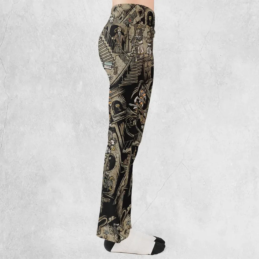 Monty Escher’s Relativity Flare Leggings - 2