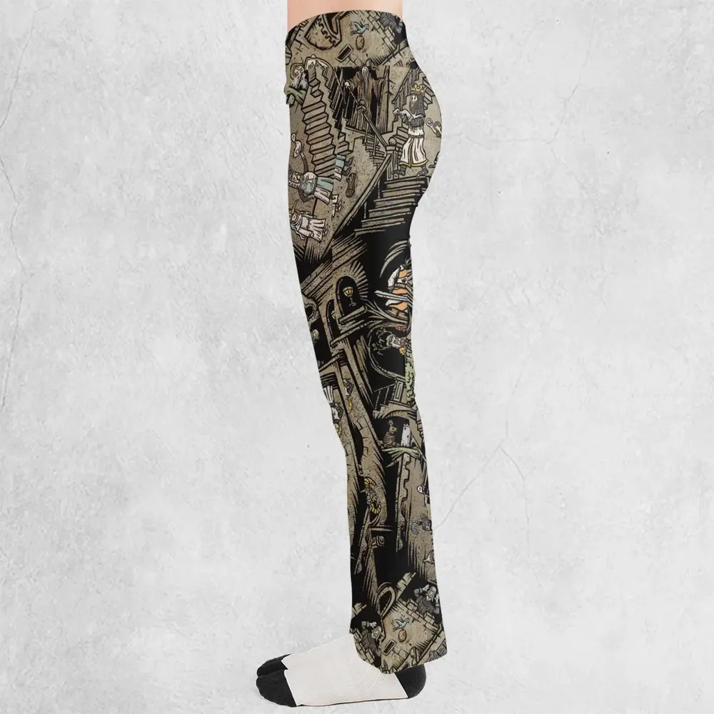 Monty Escher’s Relativity Flare Leggings - 3