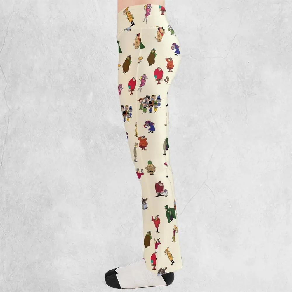 Wacky Races Characters Flare Leggings - 3