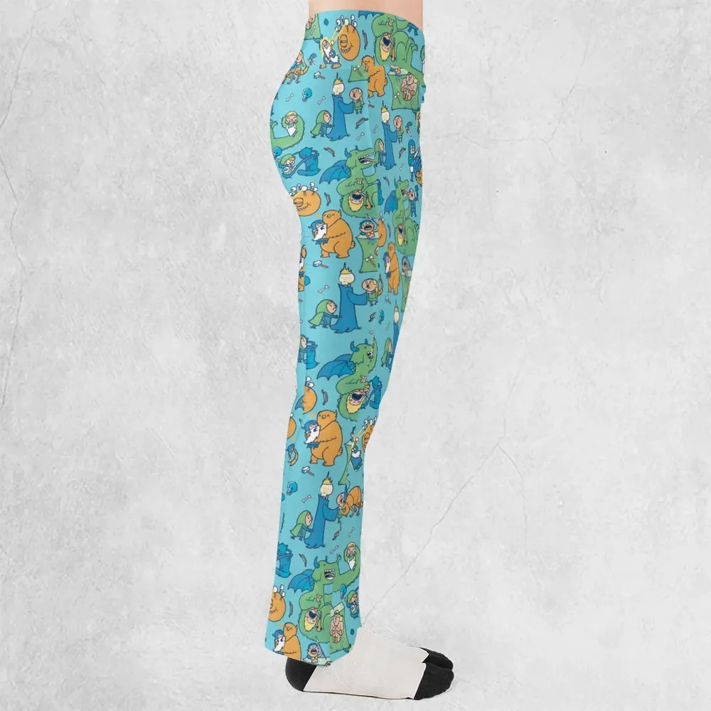 Total Party Kill DnD Flare Leggings - 2
