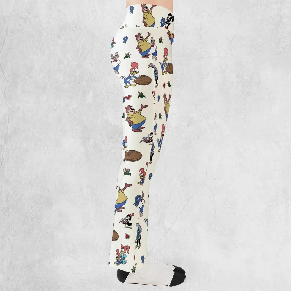 Woody Woodpecker Walter Lantz Flare Leggings - 2