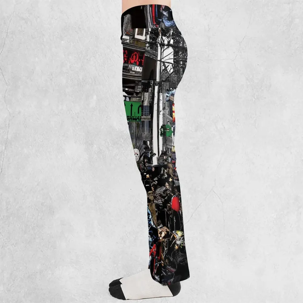 The 80s Iconic Flare Leggings - 3