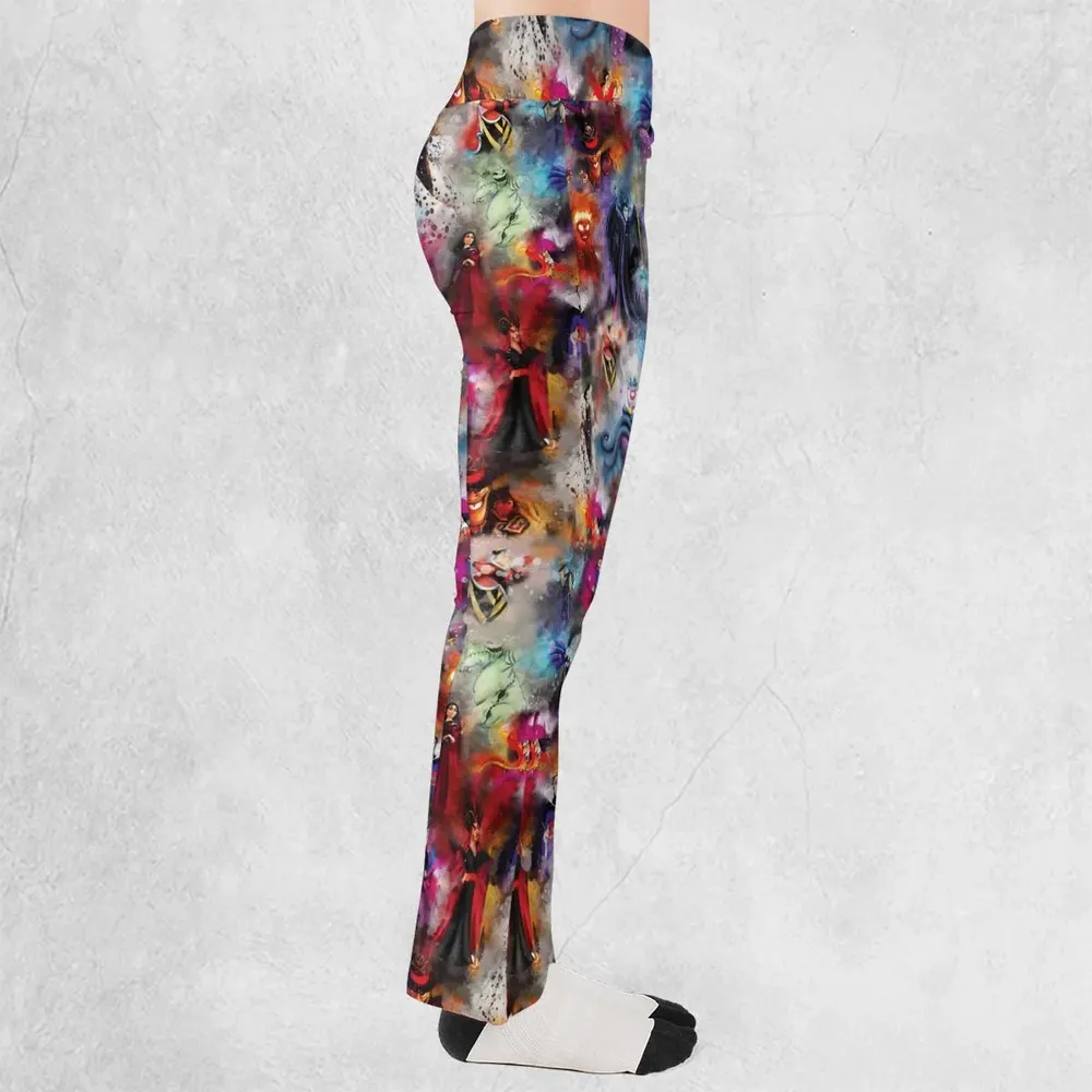 Watercolor Villains Flare Leggings - 2