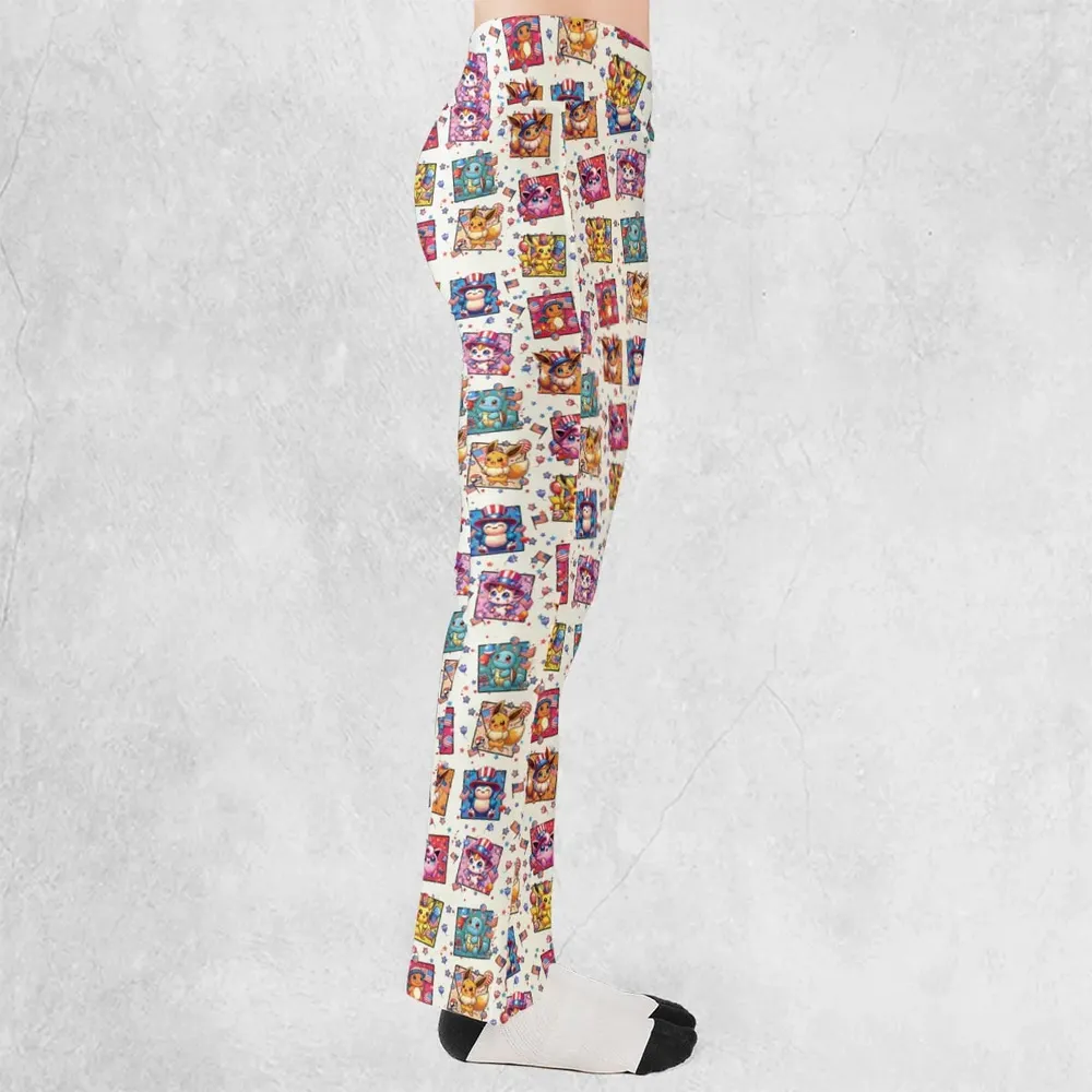 Chill The 4th Out Pokemon Flare Leggings - 2