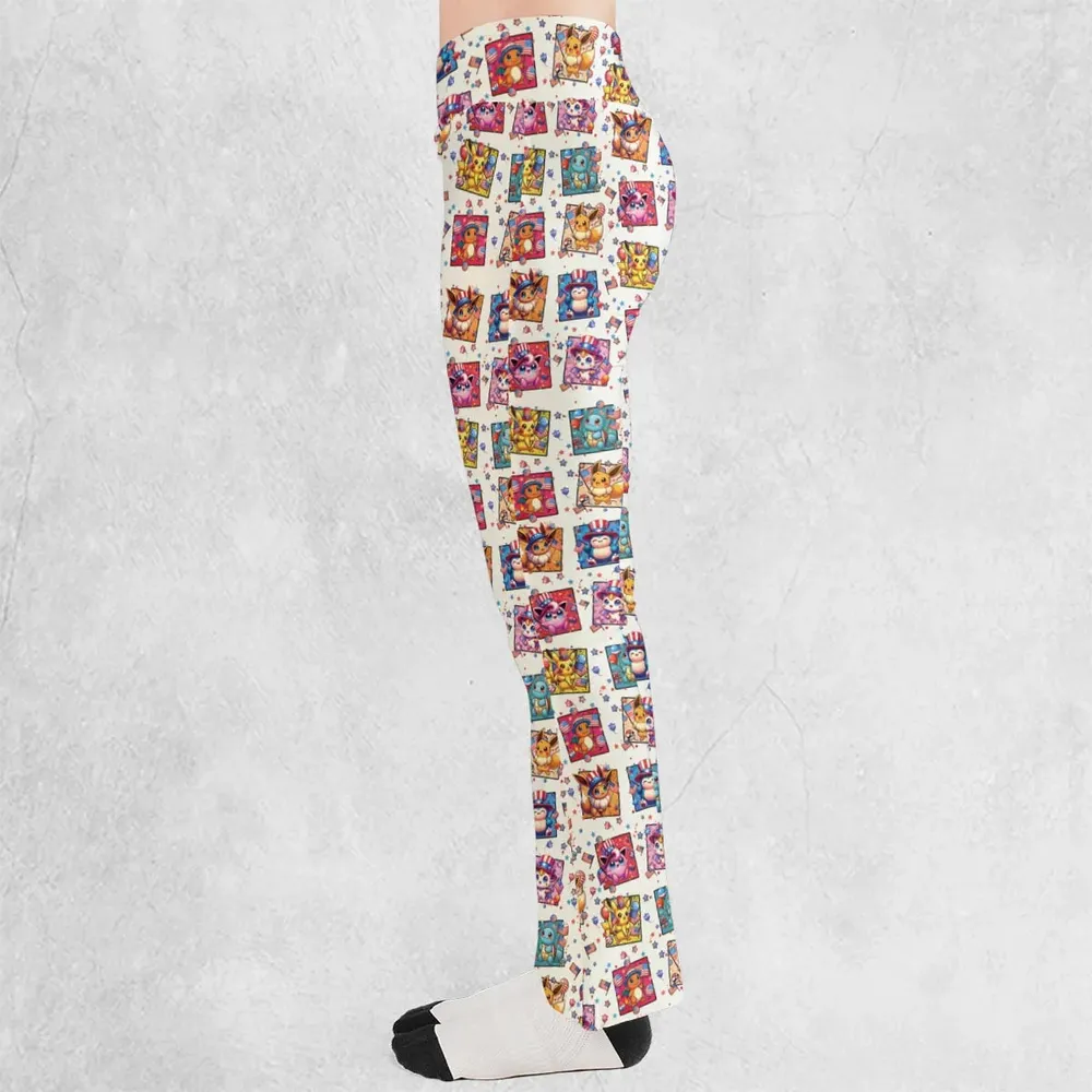 Chill The 4th Out Pokemon Flare Leggings - 3