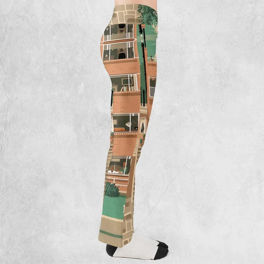 Rear Window Flare Leggings - 2