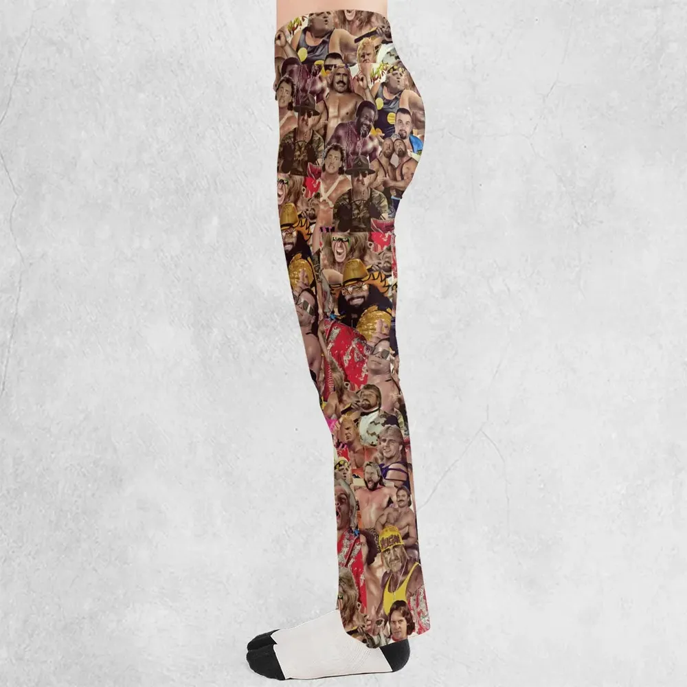 Pro Wrestlers Flare Leggings - 3