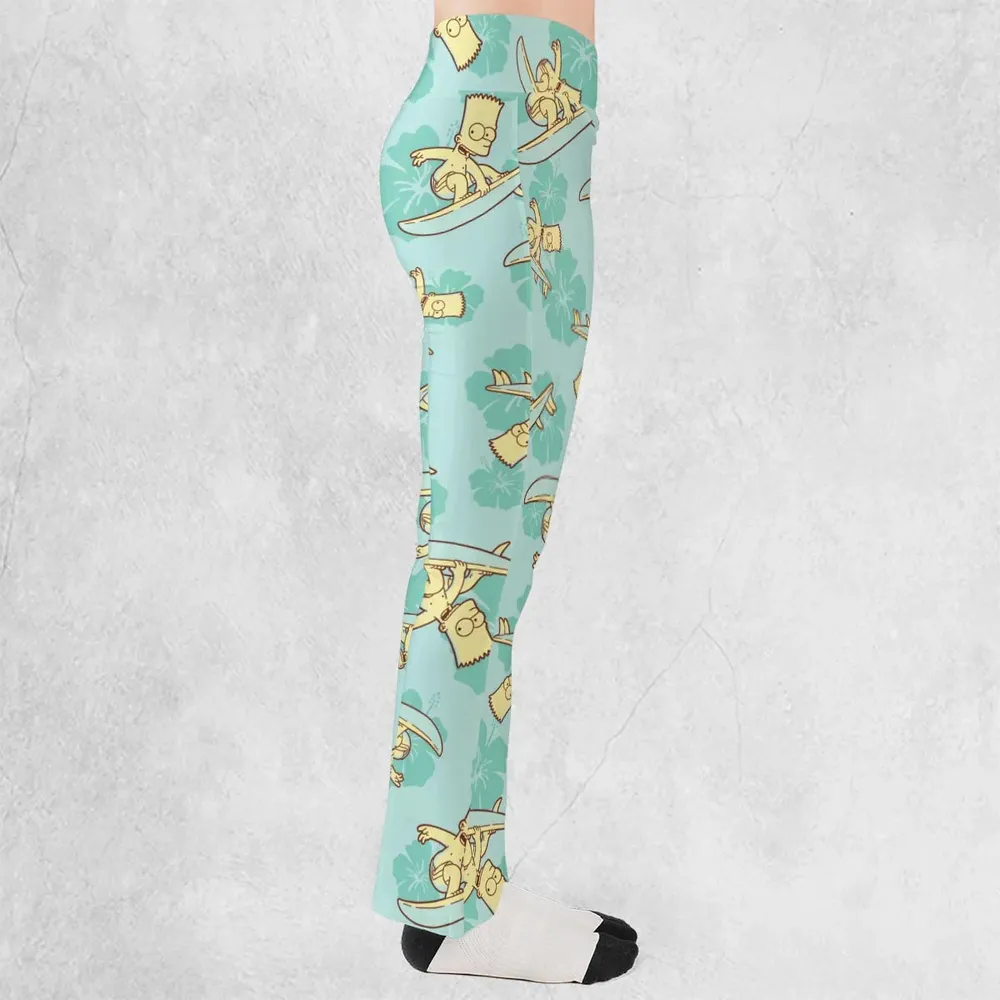Surfing Simpsons The Simpsons Flare Leggings - 2